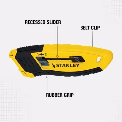 Knives & Blades Stanley Retractable Utility Knife 11 Knives & Blades Stanley Retractable Utility Knife -Deals Power Tool Accessories Store stanley utility knives stht10432 e1 1000