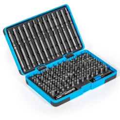 Drill Bits Stark 1/4 In. Impact-Duty Steel Screwdriver Driving Bit Set (148-Piece)