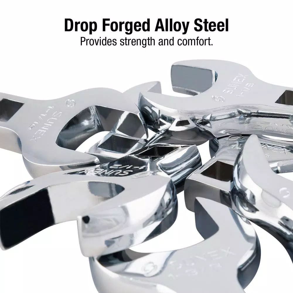 Wrenches SUNEX TOOLS Crowfoot Wrench Set 5 Wrenches SUNEX TOOLS Crowfoot Wrench Set - Image 3