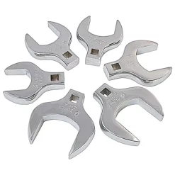 Wrenches SUNEX TOOLS 1/2 In. Drive Fractional Crowfoot Wrench Set (6-Piece)