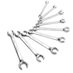 Hand Tool Sets SUNEX TOOLS SAE Drive Metric Flare Nut Wrench Set (9-Piece)