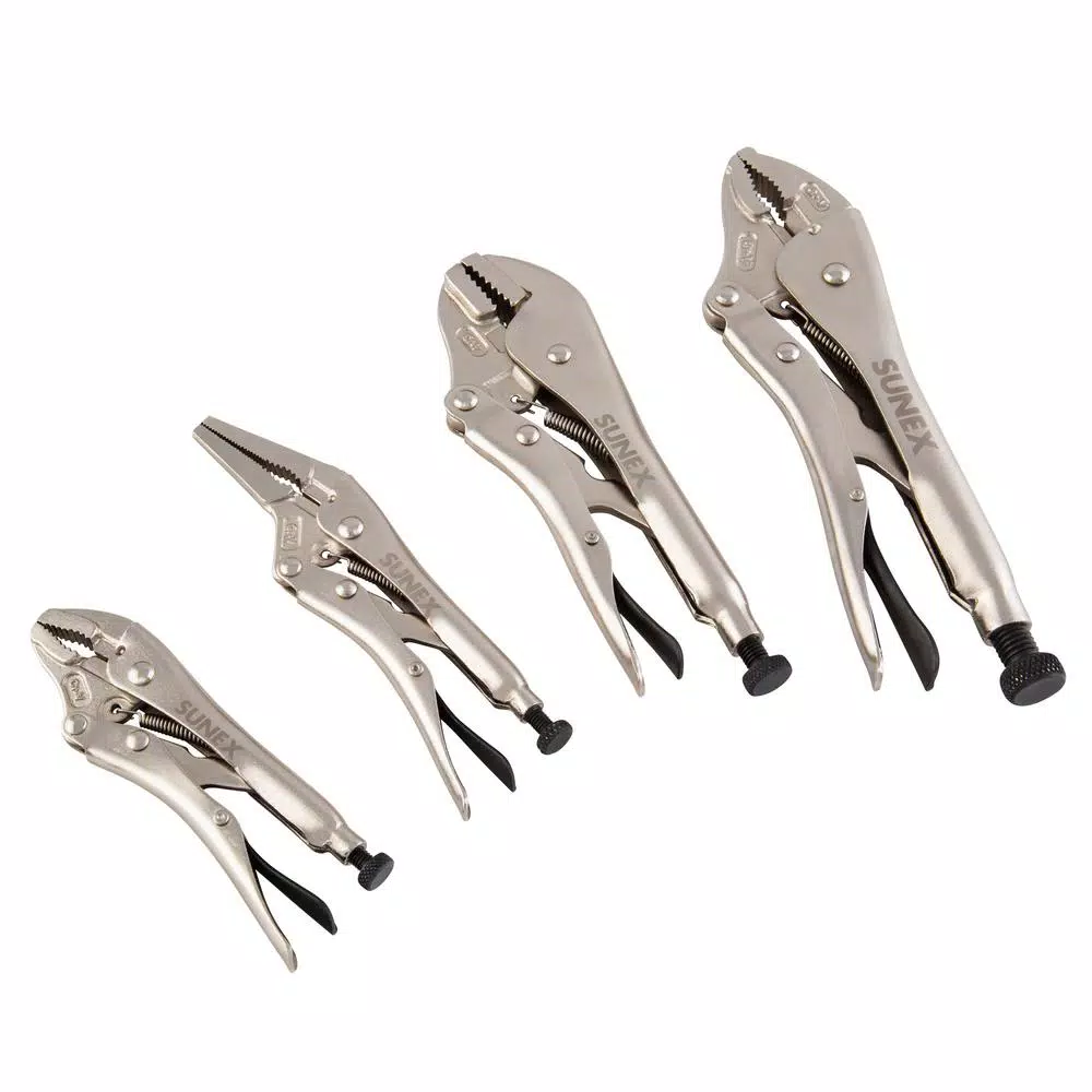 SUNEX TOOLS Locking Pliers Set (4-Piece) 3 SUNEX TOOLS Locking Pliers Set (4-Piece)