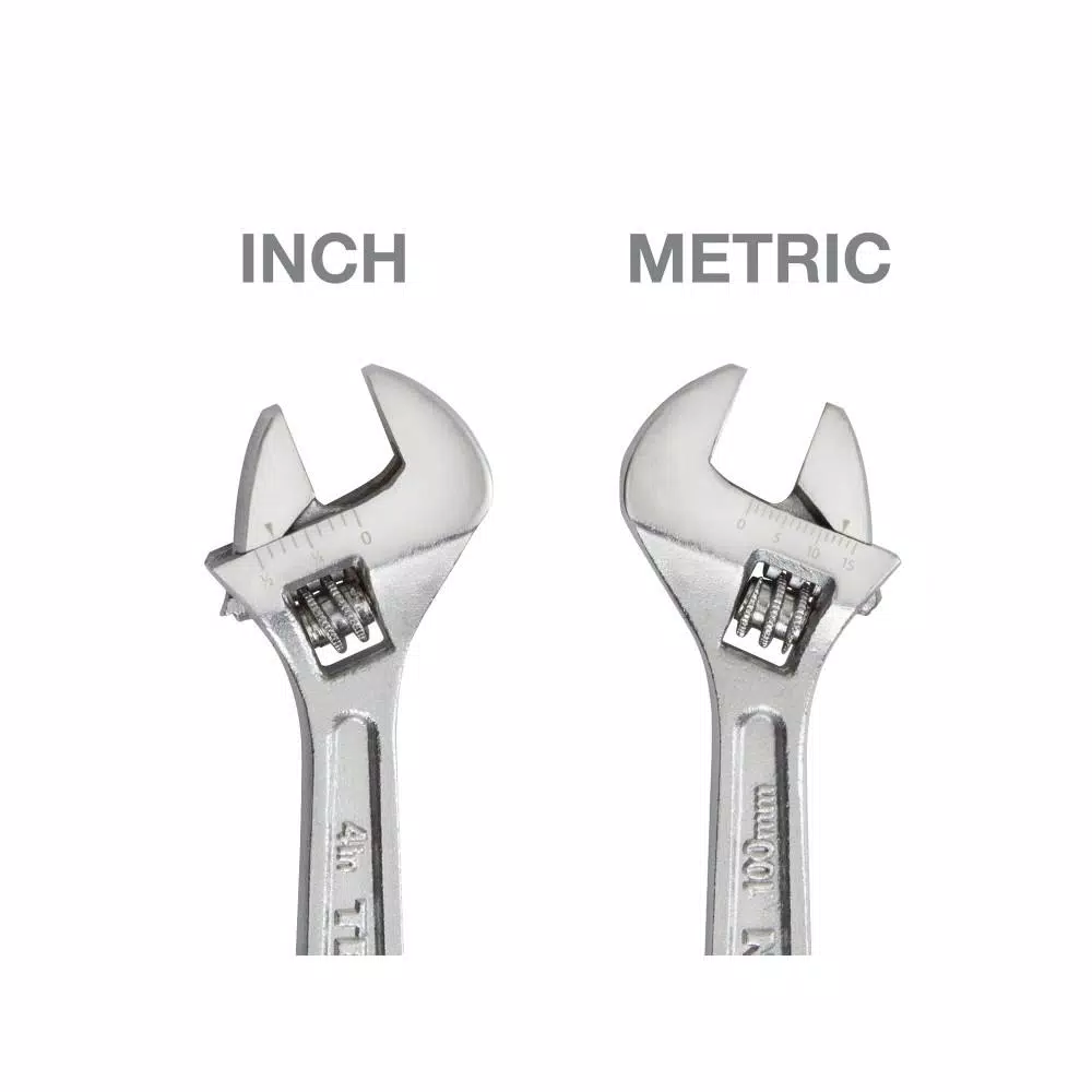 Wrenches TEKTON 4 In. Adjustable Wrench 5 Wrenches TEKTON 4 In. Adjustable Wrench - Image 3