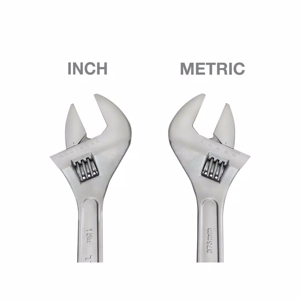 Wrenches TEKTON 15 In. Adjustable Wrench 5 Wrenches TEKTON 15 In. Adjustable Wrench - Image 3
