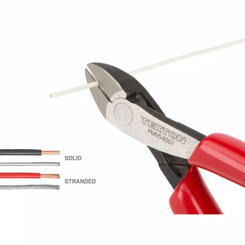 TEKTON Mini Diagonal Cutting Pliers 12 TEKTON Mini Diagonal Cutting Pliers - Image 10