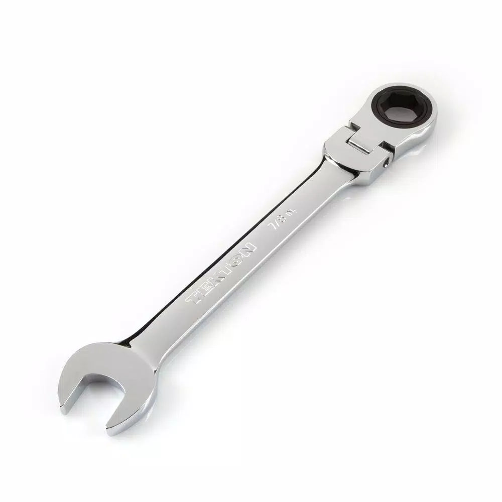 Wrenches TEKTON 7/8 In. Flex-Head Ratcheting Combination Wrench 3 Wrenches TEKTON 7/8 In. Flex-Head Ratcheting Combination Wrench