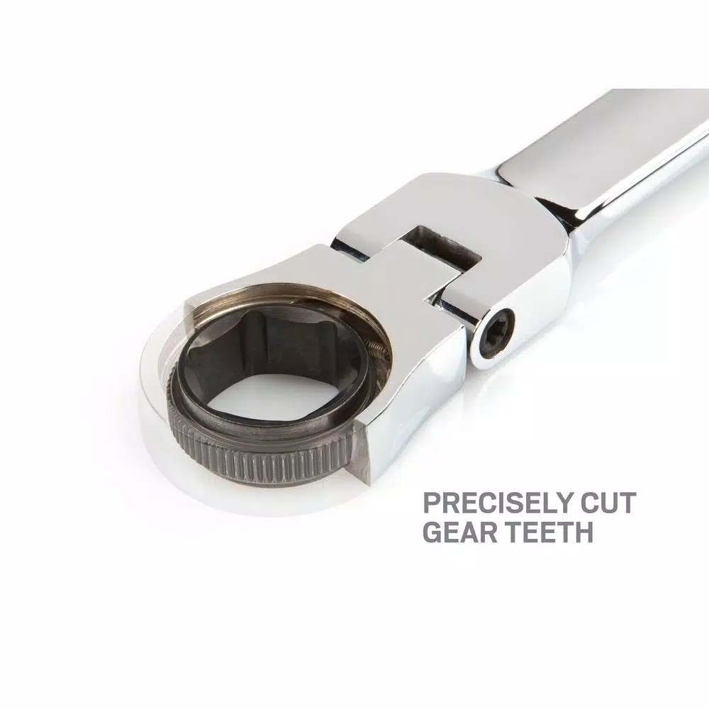 Wrenches TEKTON 1 In. Flex-Head Ratcheting Combination Wrench 8 Wrenches TEKTON 1 In. Flex-Head Ratcheting Combination Wrench - Image 6