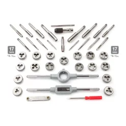Taps & Dies TEKTON Inch Tap And Die Set (39-Piece) -Deals Power Tool Accessories Store tekton dies 7558 4f 1000