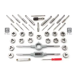 Taps & Dies TEKTON Metric Tap And Die Set (39-Piece) -Deals Power Tool Accessories Store tekton dies 7559 4f 1000