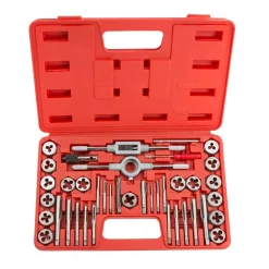 Taps & Dies TEKTON Metric Tap And Die Set (39-Piece)