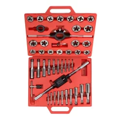 Taps & Dies TEKTON Metric Tap And Die Set (45-Piece)