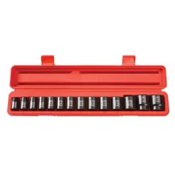 Hand Tool Sets TEKTON 1/2 In. Drive 11-32 Mm 12-Point Shallow Impact Socket Set