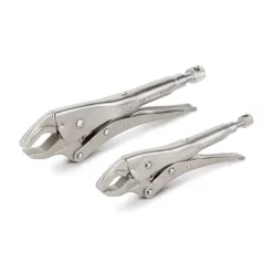 TEKTON 7 In. To 10 In. Indexing Round Jaw Locking Pliers Set (2-Piece)