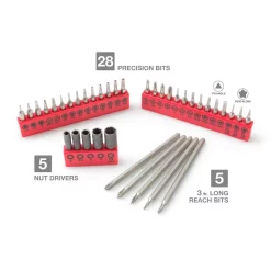Screwdrivers & Nut Drivers TEKTON Tech Rescue Kit (46-Piece) -Deals Power Tool Accessories Store tekton multi bit screwdrivers 28301 a0 1000