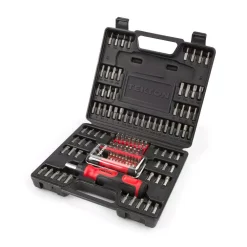 Screwdrivers & Nut Drivers TEKTON Ratchet Screwdriver And Bit Set (135-Piece)