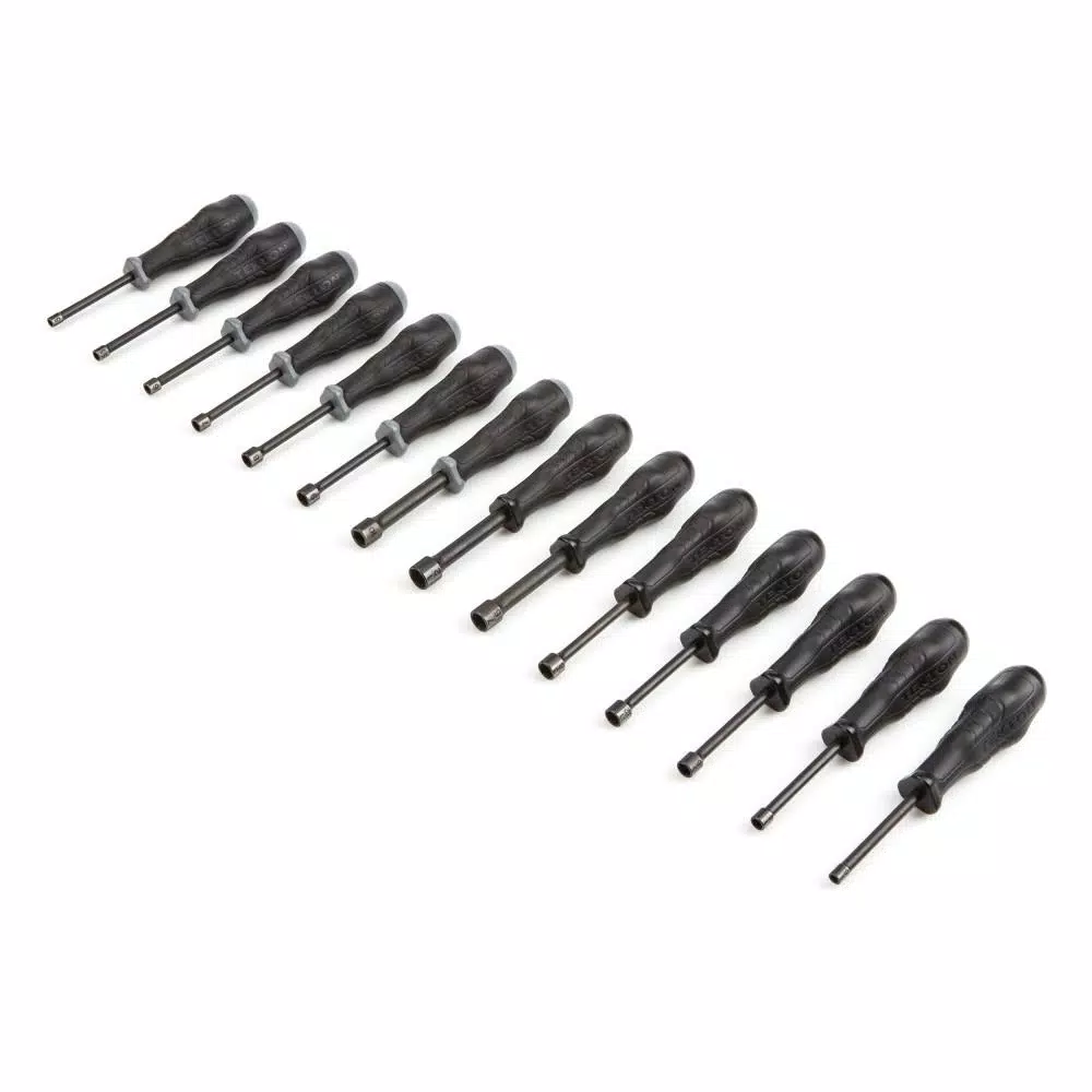 Screwdrivers & Nut Drivers TEKTON 3/16-1/2 In., 5-10 Mm Nut Driver Set (14-Piece) 3 Screwdrivers & Nut Drivers TEKTON 3/16-1/2 In., 5-10 Mm Nut Driver Set (14-Piece)