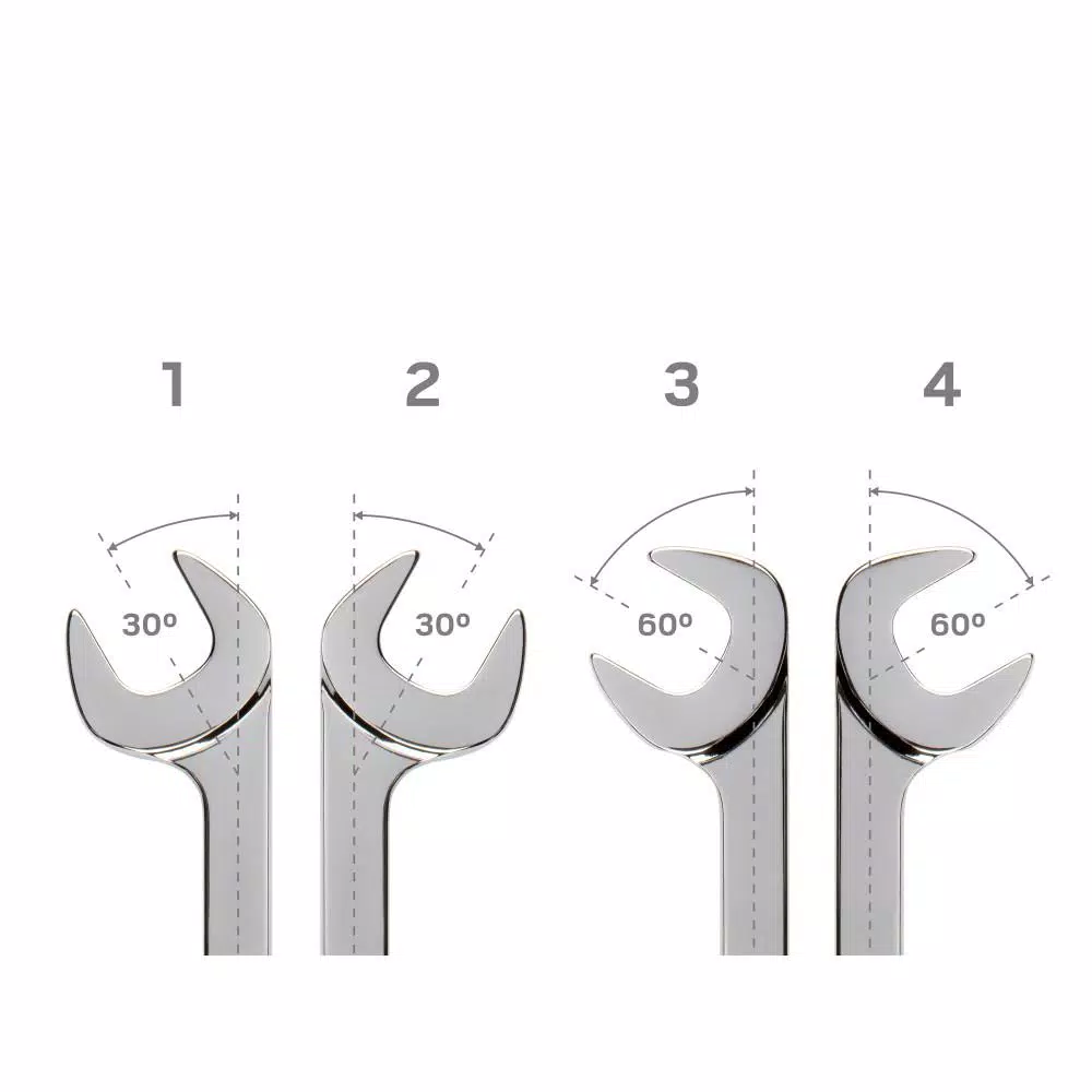 Wrenches TEKTON 23 Mm Angle Head Open End Wrench 6 Wrenches TEKTON 23 Mm Angle Head Open End Wrench - Image 4