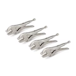 TEKTON 7 In. Straight Jaw Locking Pliers (4-Pack)