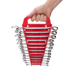Tool Accessories TEKTON 6.75 In. 13-Tool Store-and-Go Wrench Rack Keeper In Red -Deals Power Tool Accessories Store tekton tool accessories 79369 1f 1000