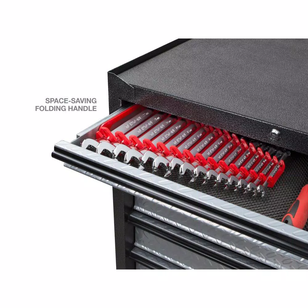 Tool Accessories TEKTON 7.5 In. 15-Tool Store-and-Go Wrench Rack Keeper In Red 5 Tool Accessories TEKTON 7.5 In. 15-Tool Store-and-Go Wrench Rack Keeper In Red - Image 3