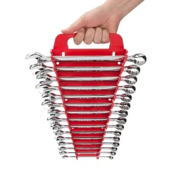 Tool Accessories TEKTON 7.5 In. 15-Tool Store-and-Go Wrench Rack Keeper In Red 17 Tool Accessories TEKTON 7.5 In. 15-Tool Store-and-Go Wrench Rack Keeper In Red -Deals Power Tool Accessories Store tekton tool accessories 79372 1f 1000