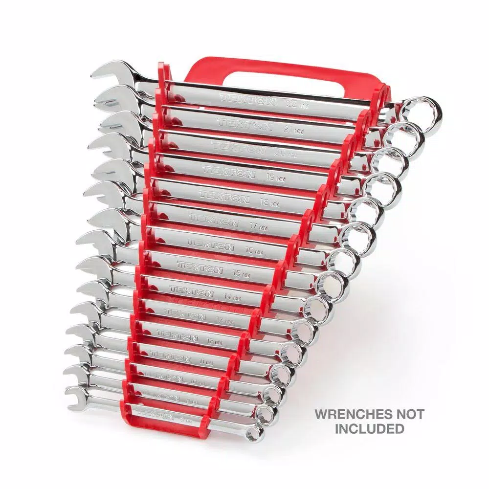 Tool Accessories TEKTON 7.5 In. 15-Tool Store-and-Go Wrench Rack Keeper In Red 7 Tool Accessories TEKTON 7.5 In. 15-Tool Store-and-Go Wrench Rack Keeper In Red - Image 5
