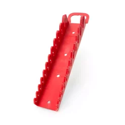 Tool Accessories TEKTON 2.3 In. 12-Tool Store-and-Go Stubby Wrench Rack Keeper In Red