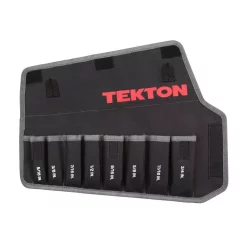 Tool Accessories TEKTON 5/16 In. To 3/4 In. Stubby Combination Wrench Pouch (8-Tool)