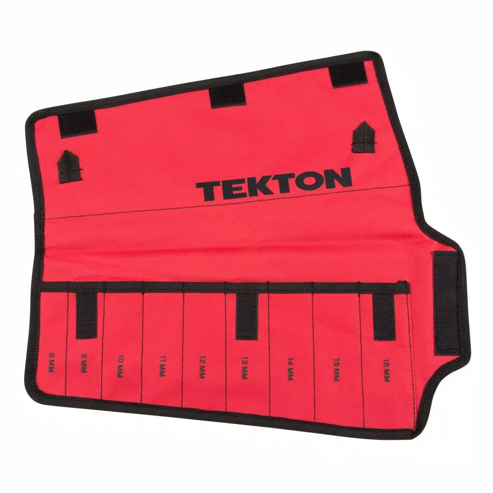 Tool Accessories TEKTON 8 Mm To 16 Mm Combination Wrench Pouch (9-Tool) 3 Tool Accessories TEKTON 8 Mm To 16 Mm Combination Wrench Pouch (9-Tool)