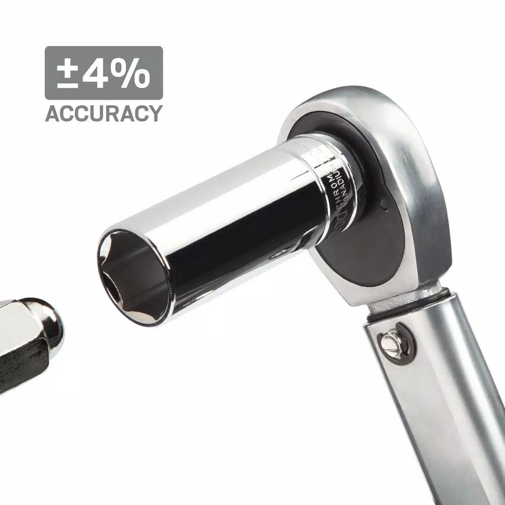 Wrenches TEKTON 1/2 In. Drive Click Torque Wrench (25-250 Ft./lb.) 9 Wrenches TEKTON 1/2 In. Drive Click Torque Wrench (25-250 Ft./lb.) - Image 7