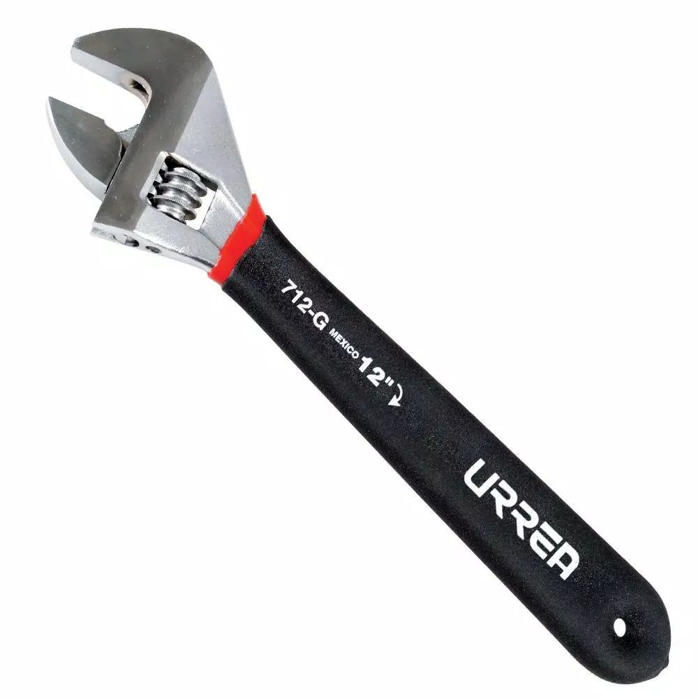 Wrenches URREA 24 In. Long Cushion Grip Adjustable Wrench 3 Wrenches URREA 24 In. Long Cushion Grip Adjustable Wrench