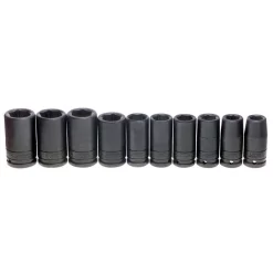 Hand Tool Sets URREA 3/4 In. Drive Deep 6-Point Impact Socket Set (10-Piece)