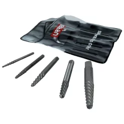Specialty Hand Tools URREA 1/8 In. To 3/4 In. Pouch Set Of Spiral Bolt Extractors Screws 5 Piece