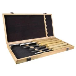 Hand Tool Sets WEN 16 In. To 22 In. Artisan Chisel Set With High-Speed Steel Blades And Domestic Ash Handles (6-Piece)