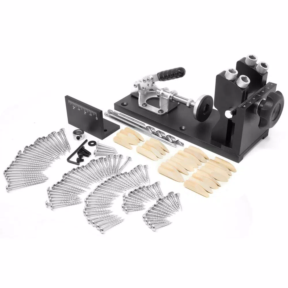 Cutting Tools WEN Metal Pocket Hole Jig Kit With L-Base, Step Drill Bit, And Self-Tapping Screws 4 Cutting Tools WEN Metal Pocket Hole Jig Kit With L-Base, Step Drill Bit, And Self-Tapping Screws - Image 2