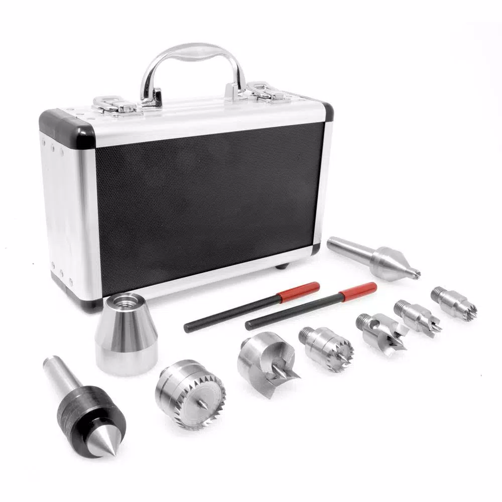 Woodworking Tool Accessories WEN MT2 Wood Lathe Drive And Live Center Kit With Aluminum Case (9-Piece) 5 Woodworking Tool Accessories WEN MT2 Wood Lathe Drive And Live Center Kit With Aluminum Case (9-Piece) - Image 3