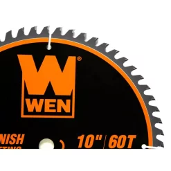 Saw Blades WEN 10 In. 60-Tooth Fine-Finish Professional Woodworking Saw Blade For Miter Saws And Table Saws 6 Saw Blades WEN 10 In. 60-Tooth Fine-Finish Professional Woodworking Saw Blade For Miter Saws And Table Saws -Deals Power Tool Accessories Store wen table saw blades miter saw blades bl1060 c3 1000
