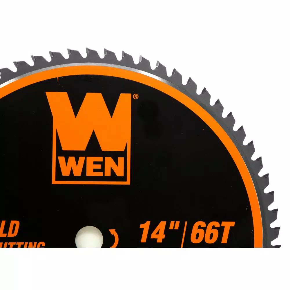 Saw Blades WEN 14 In. 66-Tooth Carbide-Tipped Professional Metal Saw Blade For Mild Steel Cutting 4 Saw Blades WEN 14 In. 66-Tooth Carbide-Tipped Professional Metal Saw Blade For Mild Steel Cutting - Image 2
