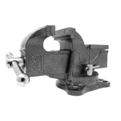 Fastening Tools WEN 3 In. Heavy-Duty Cast Iron Bench Vise With Swivel Base