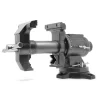 Fastening Tools WEN 5 In. Heavy-Duty Cast Iron Multi-Purpose Bench Vise With 360-Degree Swivel Base