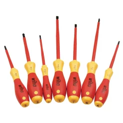 Hand Tool Sets Wiha 7-Piece Insulated SoftFinish Screwdriver Set