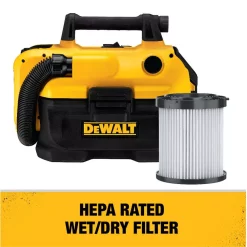 Wet & Dry Vacuums DEWALT 2 Gal. Max Cordless Wet/Dry Vacuum Without Battery And Charger 24 Wet & Dry Vacuums DEWALT 2 Gal. Max Cordless Wet/Dry Vacuum Without Battery And Charger -Deals Power Tool Accessories Store yellows golds dewalt wet dry vacuums dcv580h c3 1000