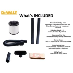 Wet & Dry Vacuums DEWALT 4 Gal. Poly Wet/Dry Vac -Deals Power Tool Accessories Store yellows golds dewalt wet dry vacuums dxv04t a0 1000