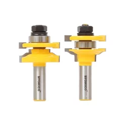 Woodworking Tool Accessories Yonico Rail And Stile Ogee 1/2 In. Shank Carbide Tipped Router Bit Set (2-Piece)