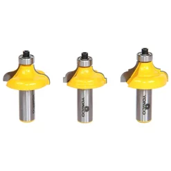 Woodworking Tool Accessories Yonico Edge Forming Large Ogee 1/2 In. Shank Carbide Tipped Router Bit Set (3-Piece)