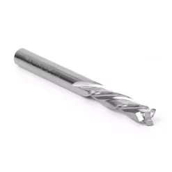 Woodworking Tool Accessories Yonico 3-Flute Compression Cut Spiral End Mill 1/4 In. Dia 1/4 In. Shank Solid Carbide CNC Router Bit